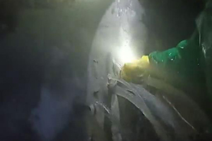 惠州消防水池堵漏现场